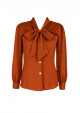 Adelia Blouse -Brick Orange