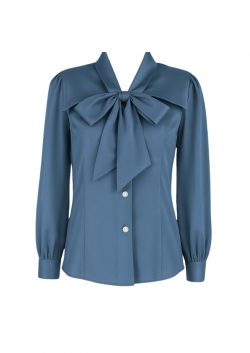 Adelia Blouse -Denim Blue