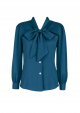 Adelia Blouse -Teal Blue