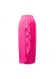 Adelia Ruffle Skirt -Hot Fuschia Pink