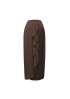Adelia Ruffle Skirt -Rich Brown
