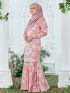 [AS-IS] Chempaka Kurung Moden  2.0 ZINNIA PEACH