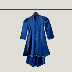 [READY STOCKS] Kebaya Mahsuri Kids-Navy Blue