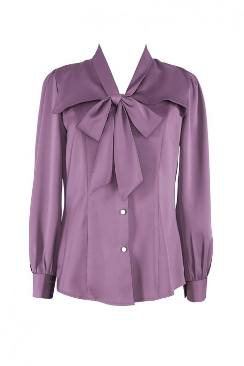 Adelia Blouse - Dusty Purple
