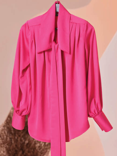 Zara Blouse 1.0- HOT PINK