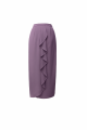 Adelia Ruffle Skirt -Dusty Purple