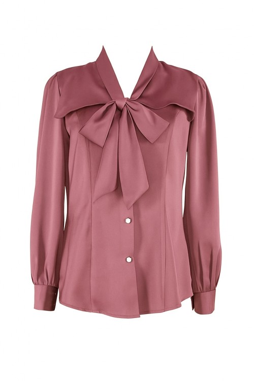 Adelia Blouse -Ruby Red
