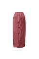 Adelia Ruffle Skirt -Ruby Red