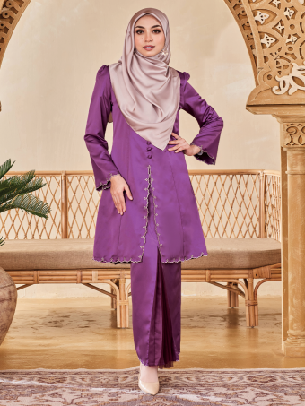 Mahsuri Kebaya Emboidery 1.0-MAGENTA PURPLE