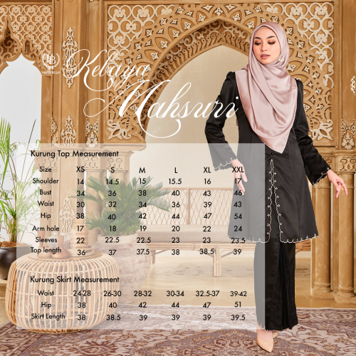 [Ready Stock] Kebaya Mahsuri - CLASSIC TEAL