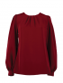 (MINOR DEFECT) Jessica Blouse 10.0-MULBERRY MAROON