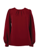 (MINOR DEFECT) Jessica Blouse 10.0-MULBERRY MAROON