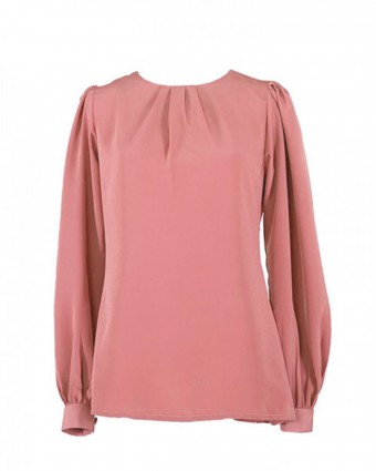 [Ready Stock] Jessica Blouse 9.0- Coral Peach