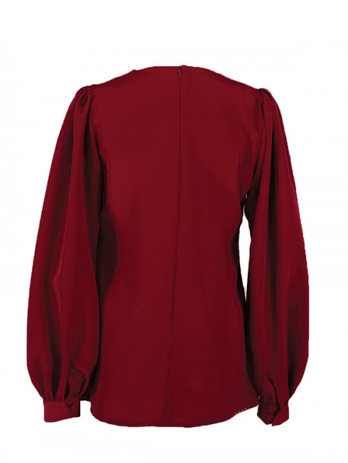 Jessica Blouse 13.0-MULBERRY MAROON